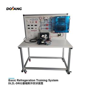 DLZL-DR02 équipement d'enseignement professionnel système de formation en réfrigération de base d'équipement d'enseignement professionnel
