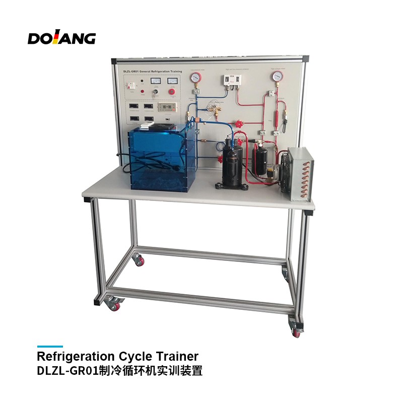 DLZL-GR01 équipement de compétition de compétences équipement d'entraînement de climatiseur équipement d'établi de formateur de laboratoire pour l'enseignement technique et professionnel
