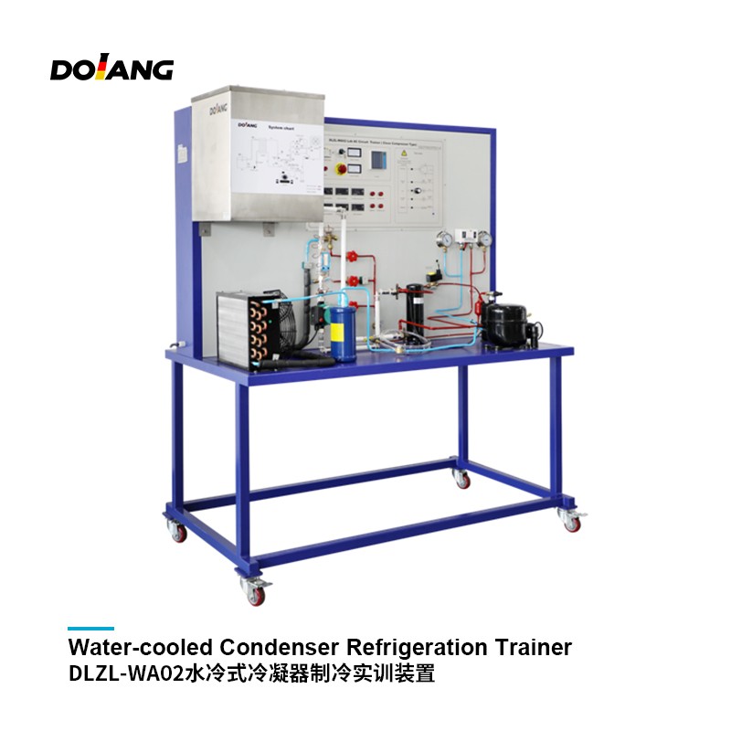 Оборудование для профессионального обучения Дидактическое оборудование Конденсатор с водяным охлаждением HVAC Холодильный тренажер