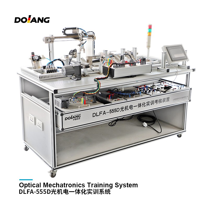 DLFA-555D Sistema de treinamento em mecatrônica óptica de equipamentos de TVET para educação profissional
