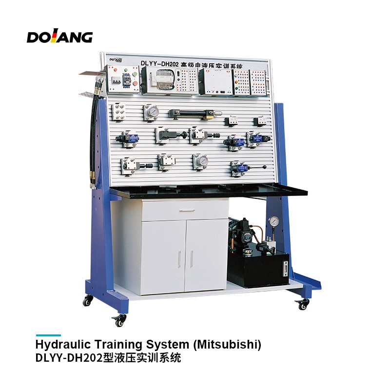 Équipement éducatif de système de formation hydraulique de PLC de DLYY-DH202 Mitsubishi
