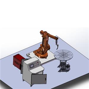 DLRB-1410WP Industri 4.0 6 Axis pelatihan robot Robot Industri Welding Workstation Peralatan Pendidikan Kejuruan