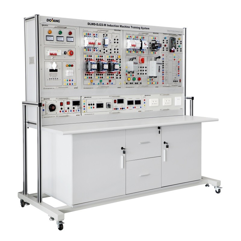 DLWD-DJ22-M Entraîneur de machine électrique à induction Équipement de laboratoire électrique Maintenance électrique de l'équipement d'enseignement professionnel