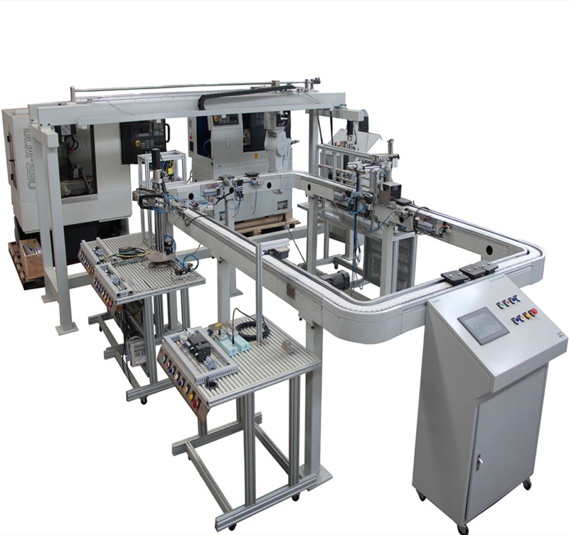 DLRB-801 système de formation à la fabrication flexible didactique équipement de formation à la robotique industrielle pour l'enseignement technique et professionnel