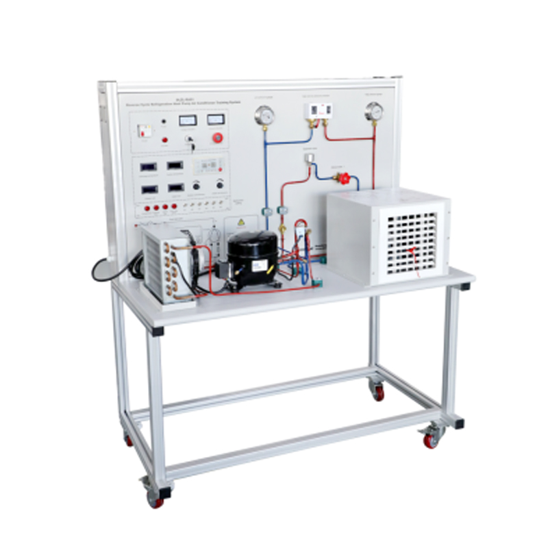 Sistema de capacitación en refrigeración por circulación inversa y aire acondicionado con bomba de calor DLZL-RA01
