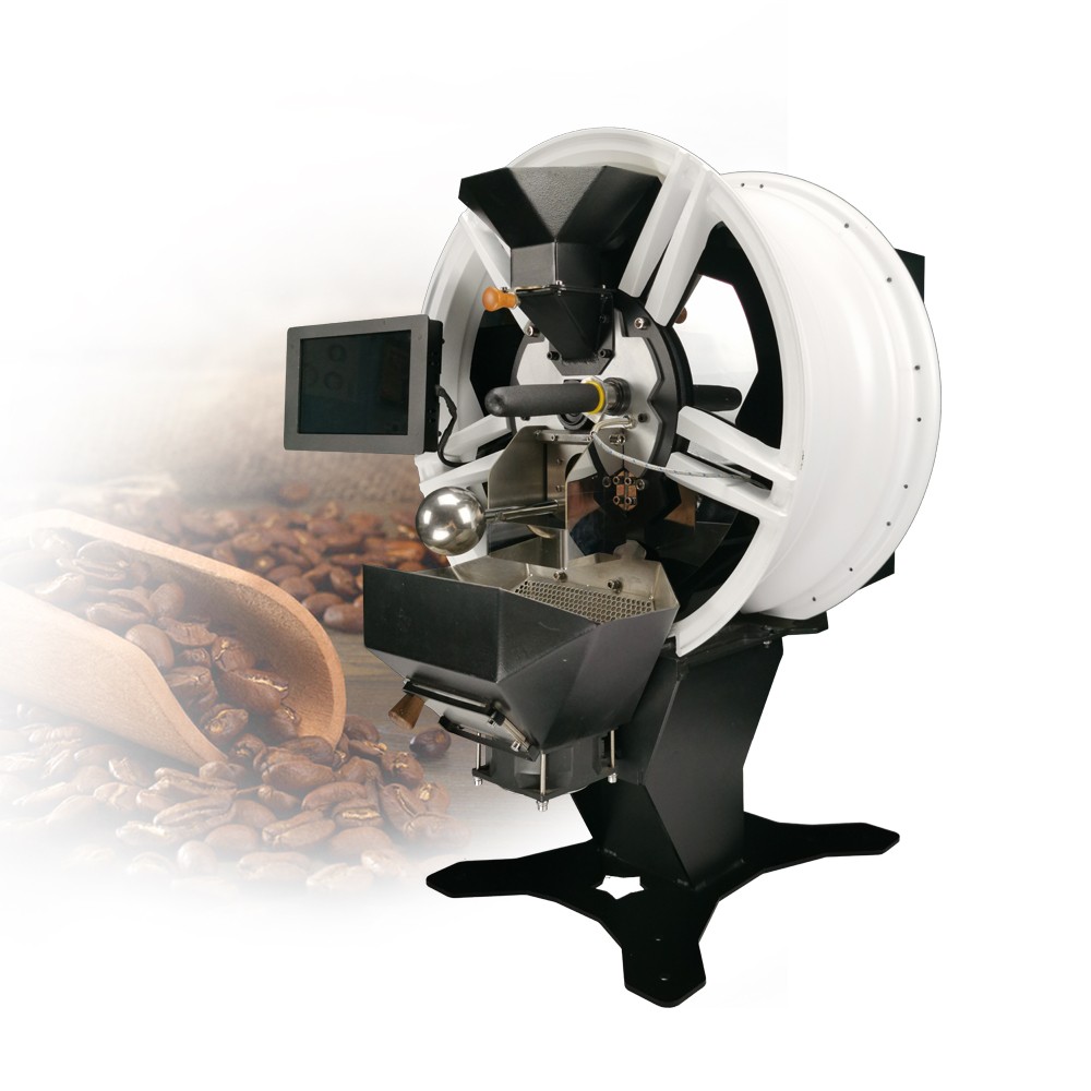 뜨거운 공기 로스팅 시스템을 갖춘 전문 커피 로스터