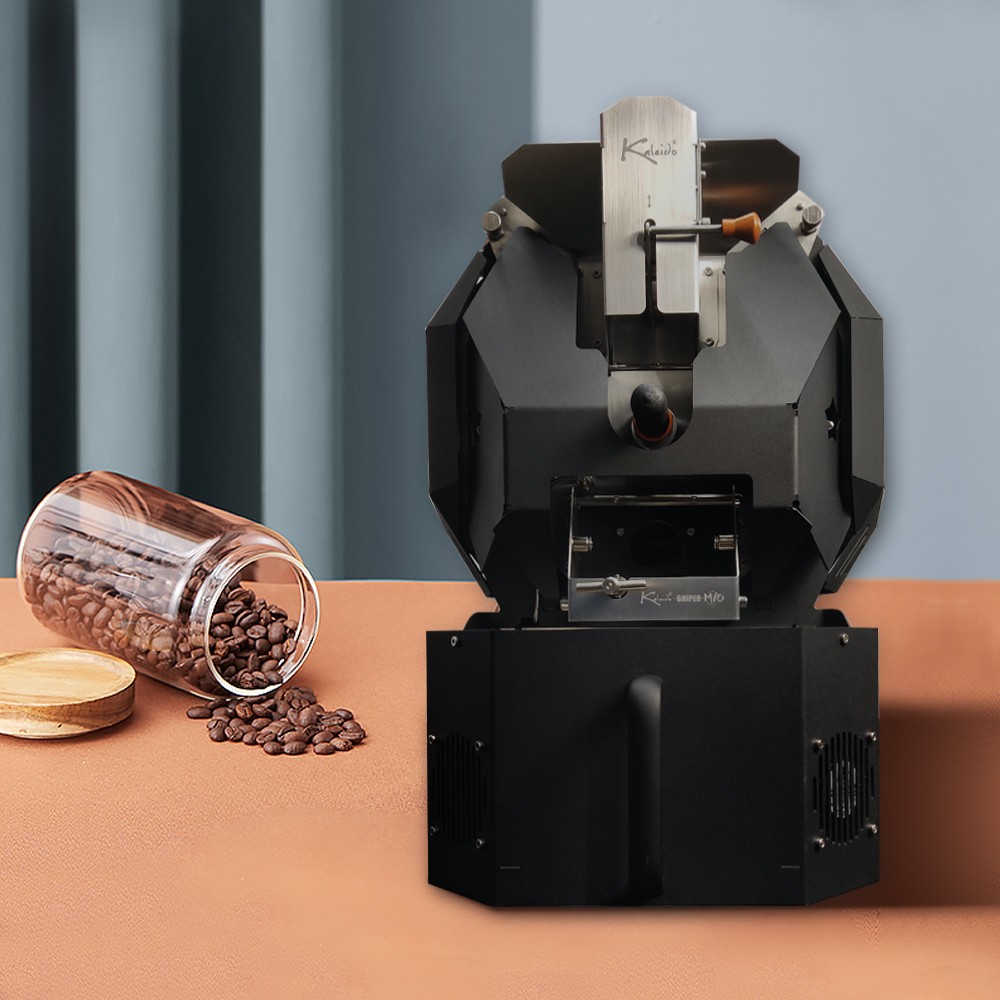 Elektrische 1 kg commerciële mini-koffiebrandermachine