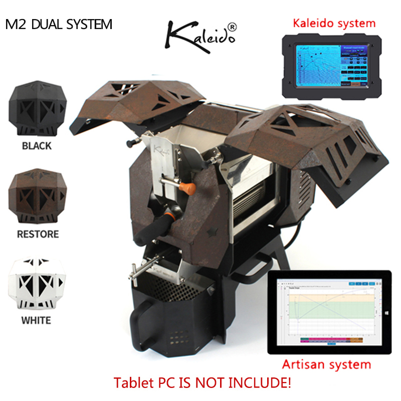 KALEIDO Sniper M2 DUAL SYSTEM Kaffeeröster 50-400 g Elektrische Kaffeeröstmaschine Kommerzielle Haushalts-Kaffeebohnenröster