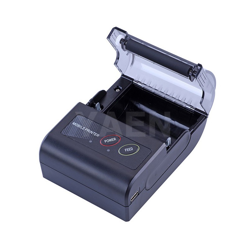 T02 Mini Impresora de Recibos de Impresora, Equipo de Punto de Venta  Térmico de Bolsillo Portátil (POS) - Mini Impresora Térmica Bluetooth para