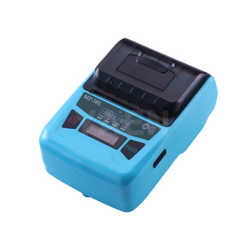 Imprimante thermique d'étiquettes Bluetooth sans fil mobile 58 mm