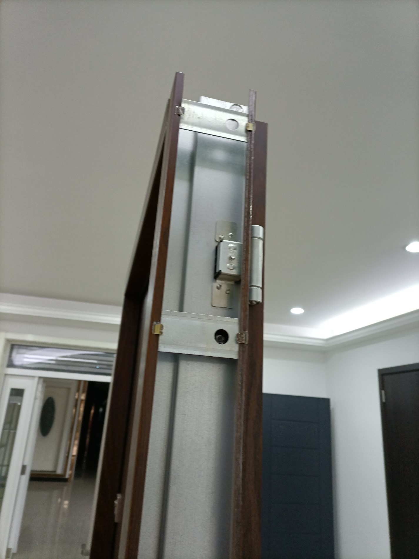Kuchuan European Metal Door heat insulation Knock Down Steel Door