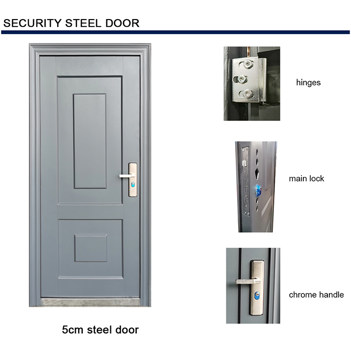 강철 보안 도어의 품질 관리