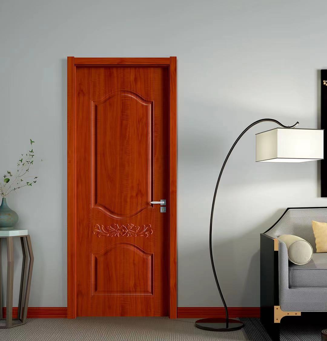 Melamine panel wood door