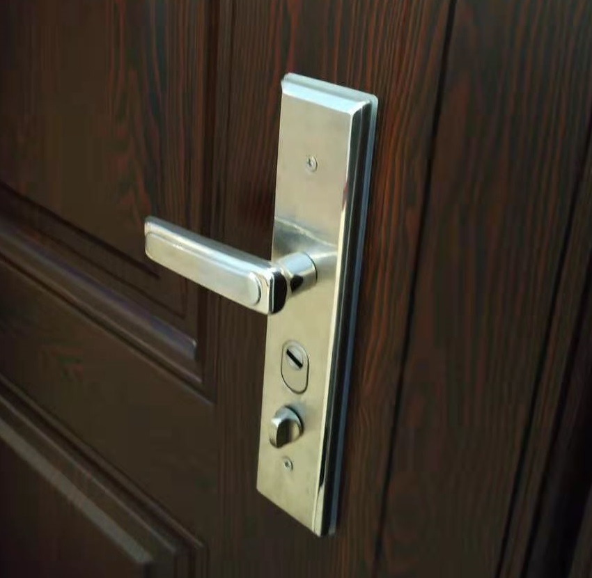 Kuchuan Exterior Double Metal Doors Steel Security Door
