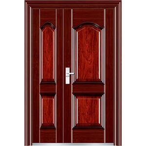 Kuchuan Two Leaves Steel Doors Galvanized Hollow Steel Doors Frame