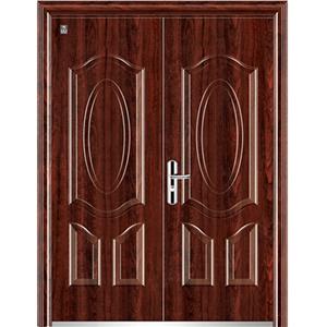 Kuchuan Exterieur Dubbele Metalen Deuren Stalen Veiligheidsdeur