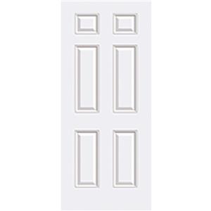 Puerta de acero americano de metal hueco de 6 paneles