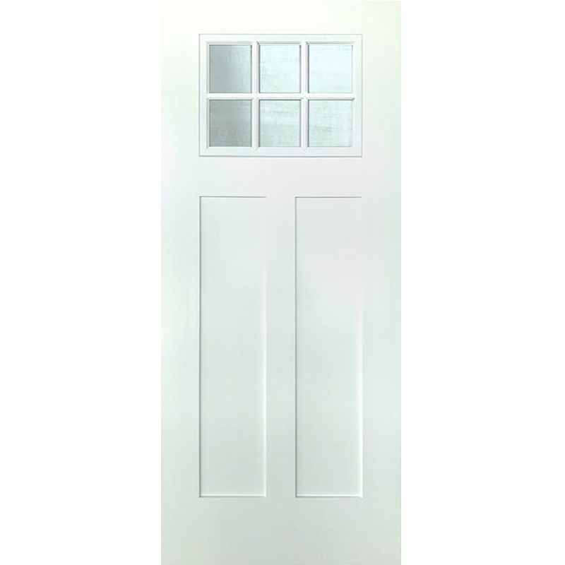 Kuchuan Fiberglass Door with Glazed Grain FGS-004