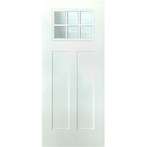 Kuchuan Fiberglass Door with Glazed Grain FGS-004
