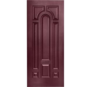 Kuchuan Fiberglass Door with Mahogany Grain FM-013