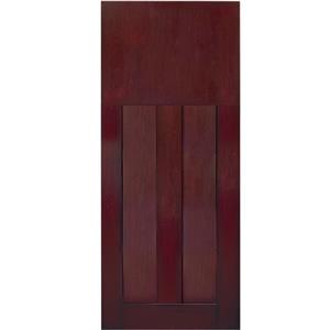 Kuchuan Fiberglass Door with Mahogany Grain FM-012