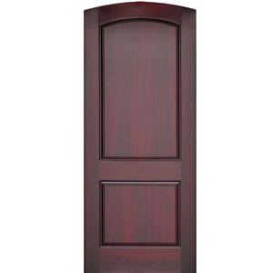 Kuchuan Fiberglass Door with Mahogany Grain FM-009