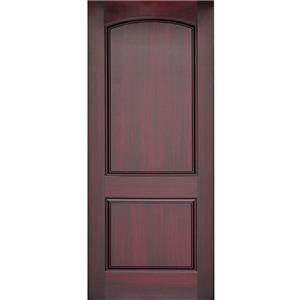 Kuchuan Fiberglass Door with Mahogany Grain FM-008