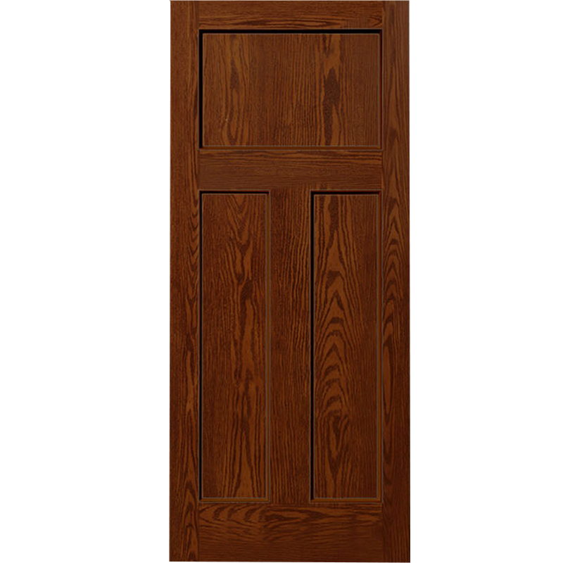 Kuchuan Fiberglass Door with Oak Grain FO-013