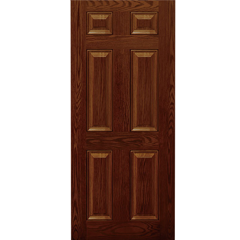 Дверь из стекловолокна Kuchuan с зерном дуба FO-007