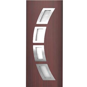 Kuchuan Fiberglass Door with Glazed Grain FGM-002