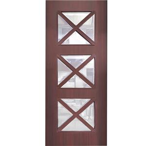 Kuchuan Fiberglass Door with Glazed Grain FGM-003