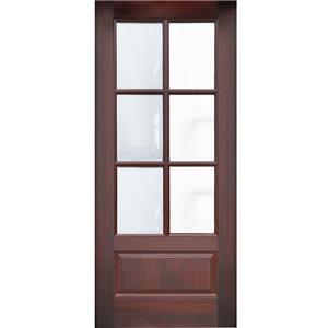 Kuchuan Fiberglass Door with Glazed Grain FGM-004