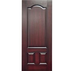 Kuchuan Fiberglass Door with Mahogany Grain FM-003
