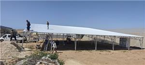 Combining Solar Panel with Greenhouse Farming