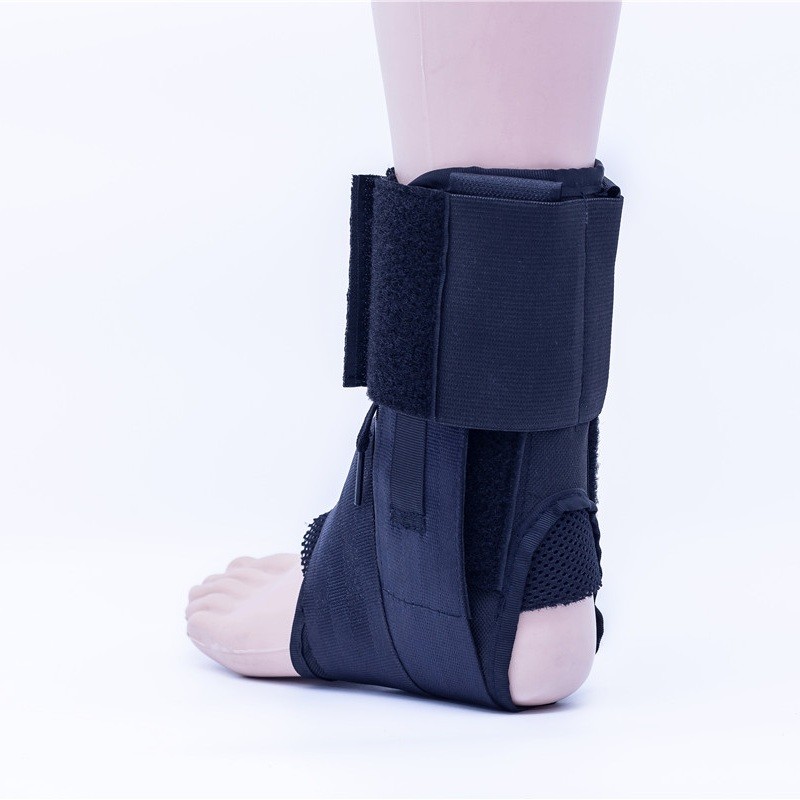 Lace-up Sport Strap Ankle Brace With Plastic Stays