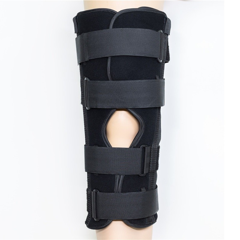 Tri-panel Leg Knee Immobilizer With Adjustable Velcro Straps