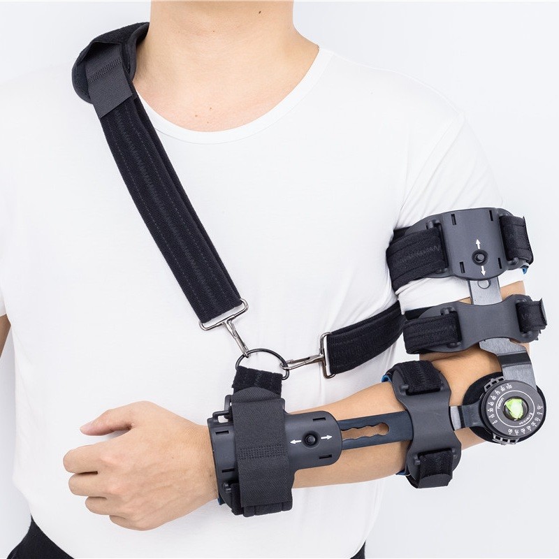 Adjustable ROM Forearm Elbow Brace With Arm Sling.