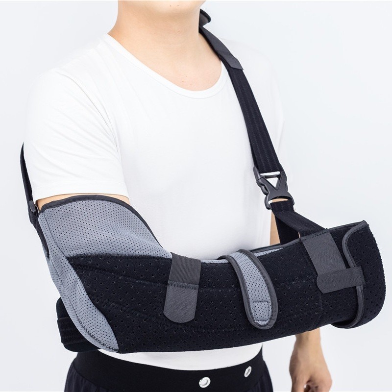 Extension Shoulder Immobilizer With Metal Supports
