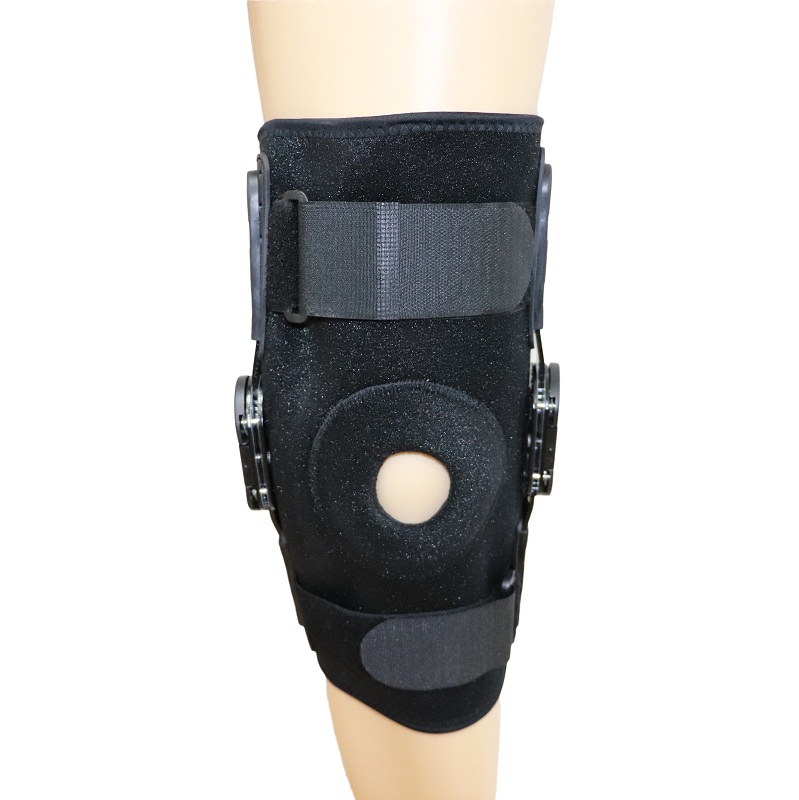 Open Patella Hinged Knee Brace with Plastic cover