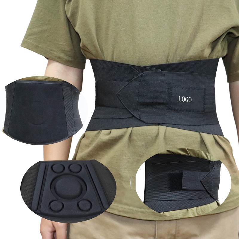 Untere Rückenstütze mit doppelt verstellbaren Trägern und Rückenplatte