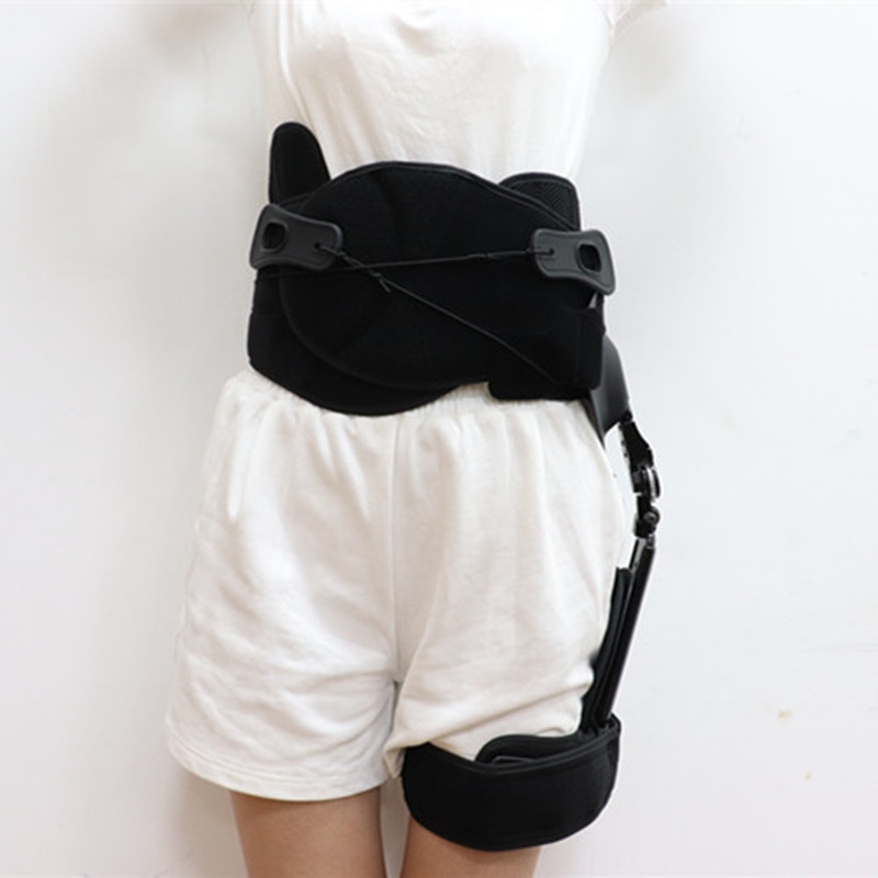 Adjustable ROM Hinged Hip Abduction With LSO Waist Belts