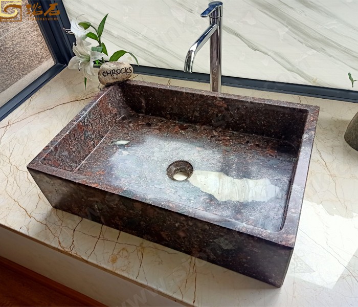 Seven Colors Granite Rectangle Sink