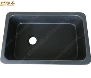 Fregadero de granito negro Shanxi