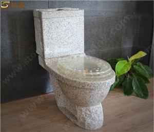 Inodoro de granito amarillo óxido