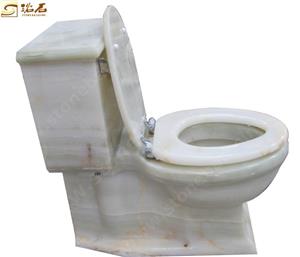 Inodoro de ónix blanco