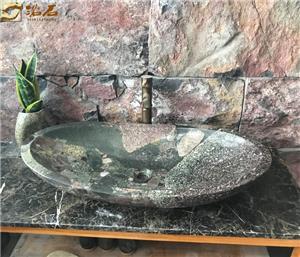 Fregadero de recipiente de granito variado