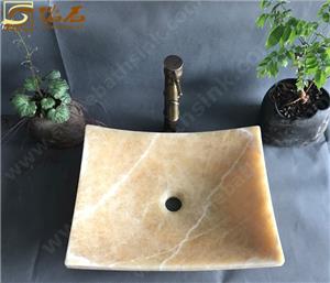 Umywalka prostokątna Honey Onyx