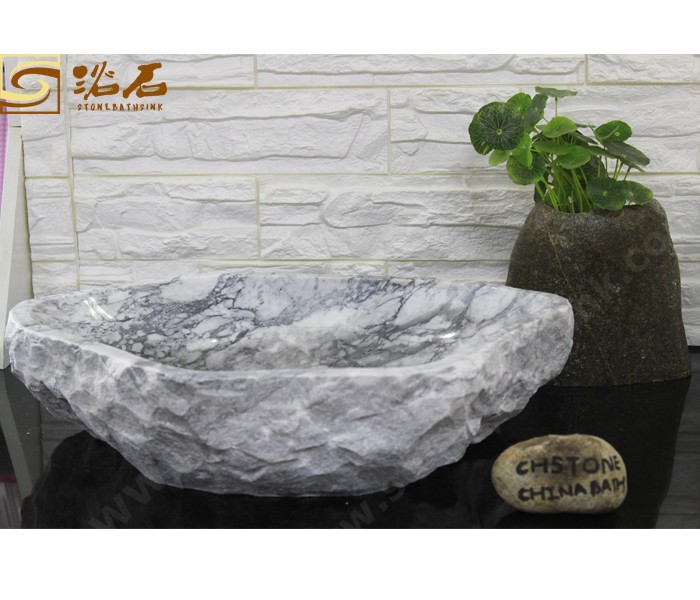 China Carrara White Marble Basin