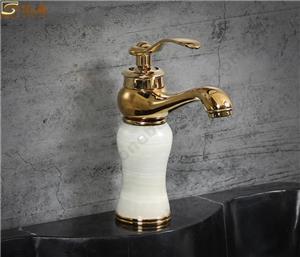 Robinet court Iran Onyx blanc