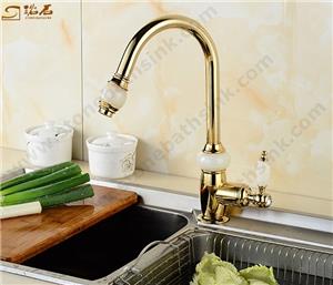 Robinet de cuisine vert Onyx